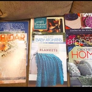8 crochet books